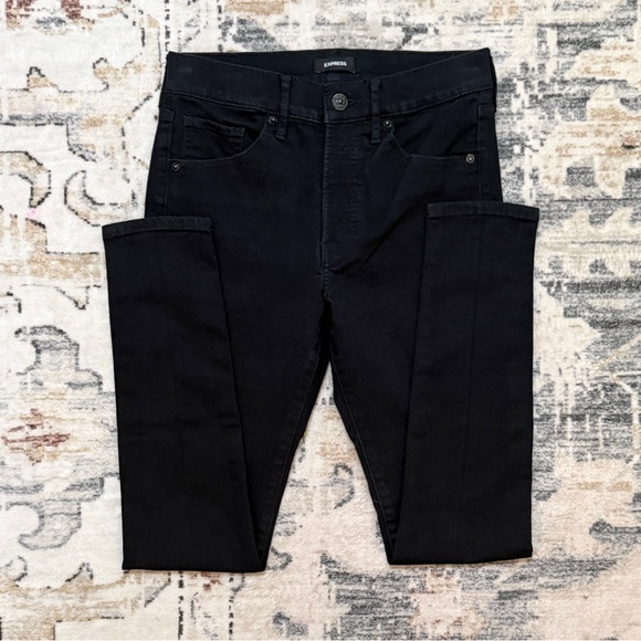 Express Skinny Mid Rise Ankle Pants - Picture 3 of 6
